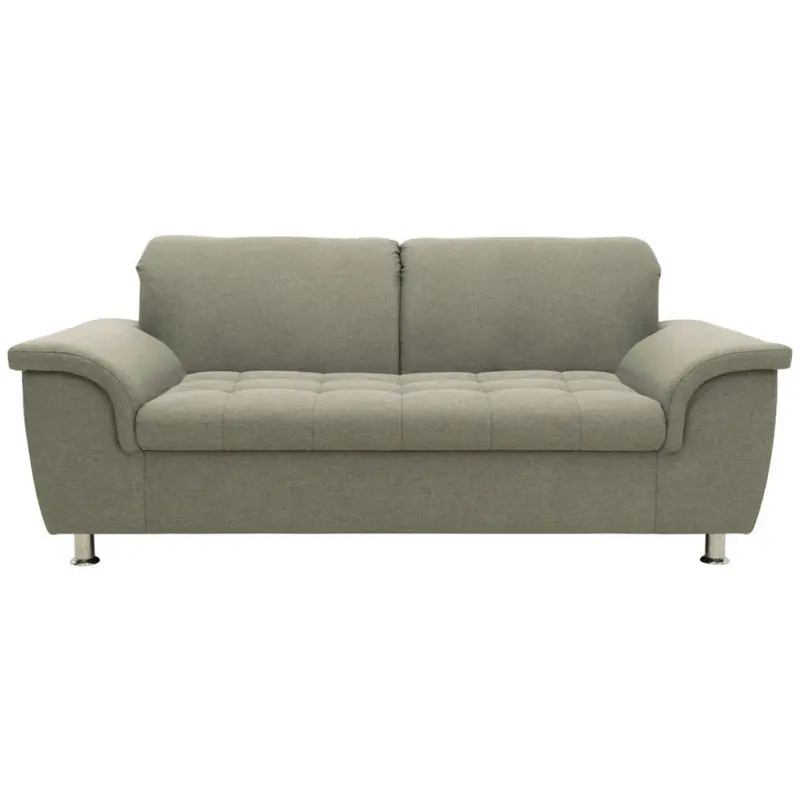 2-Sitzer-Sofa in Webstoff Graubraun