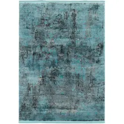 Vintage-Teppich 80/150 cm Blau