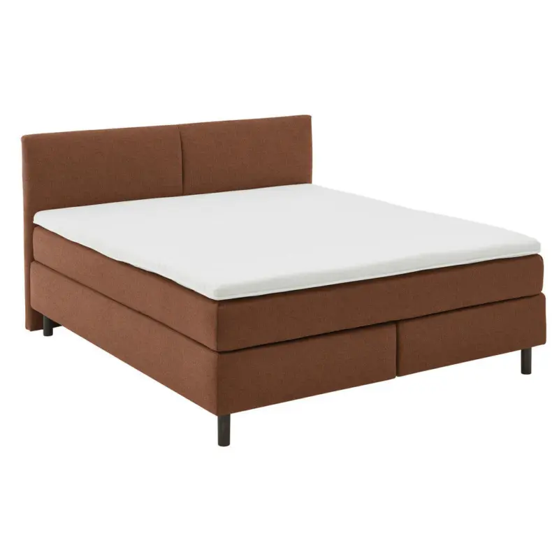 Boxspringbett 180/200 cm in Rostfarben
