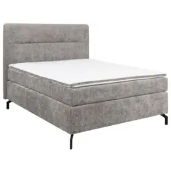 Boxspringbett 140/200 cm in Grau