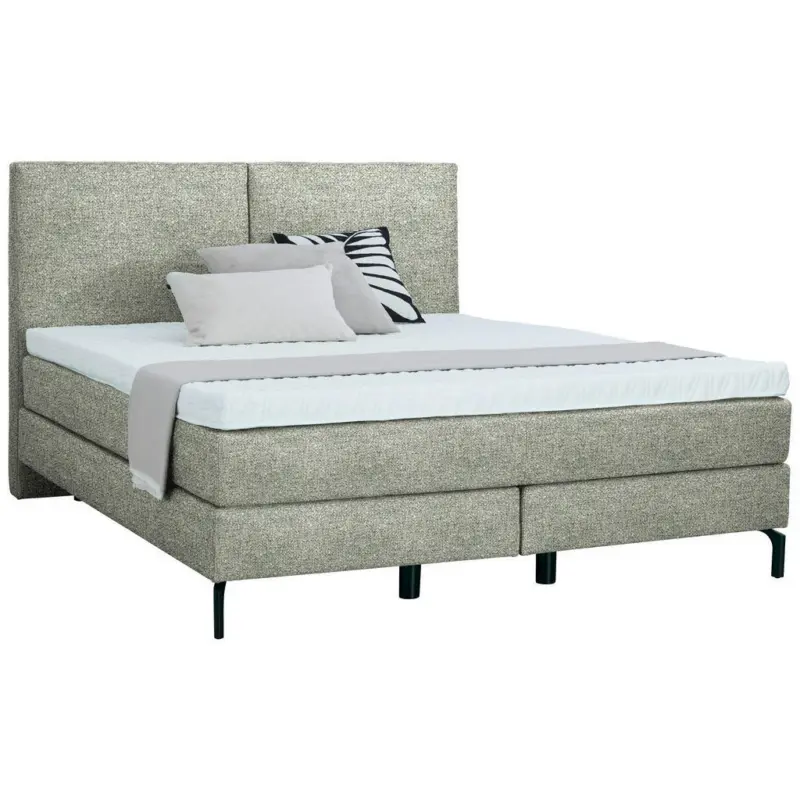 Boxspringbett 200/200 cm in Beige