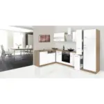 XXXLutz Lauterach - Ihr M&ouml;belhaus bei Bregenz Eckk&uuml;che 310/172 cm in Wei&szlig;, Eichefarben