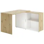 XXXLutz Lauterach - Ihr M&ouml;belhaus bei Bregenz Schreibtischkombination 119/124/75 cm in Wei&szlig;, Eiche Artisan