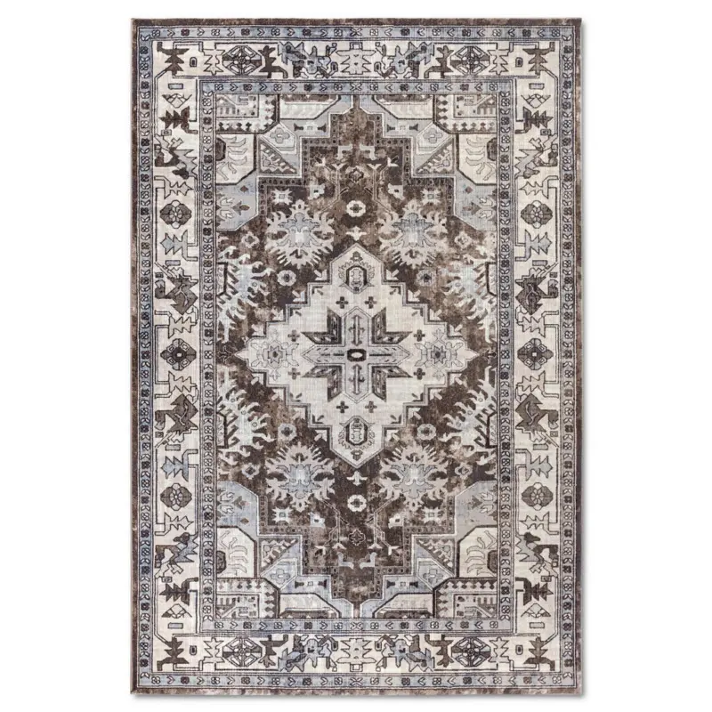 Flachwebeteppich 120/170 cm Kollektion 1869 Braun, Creme