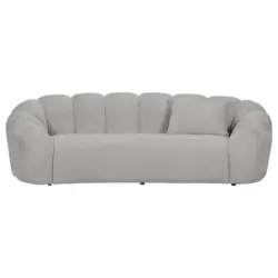 Bigsofa in Chenille Schlammfarben