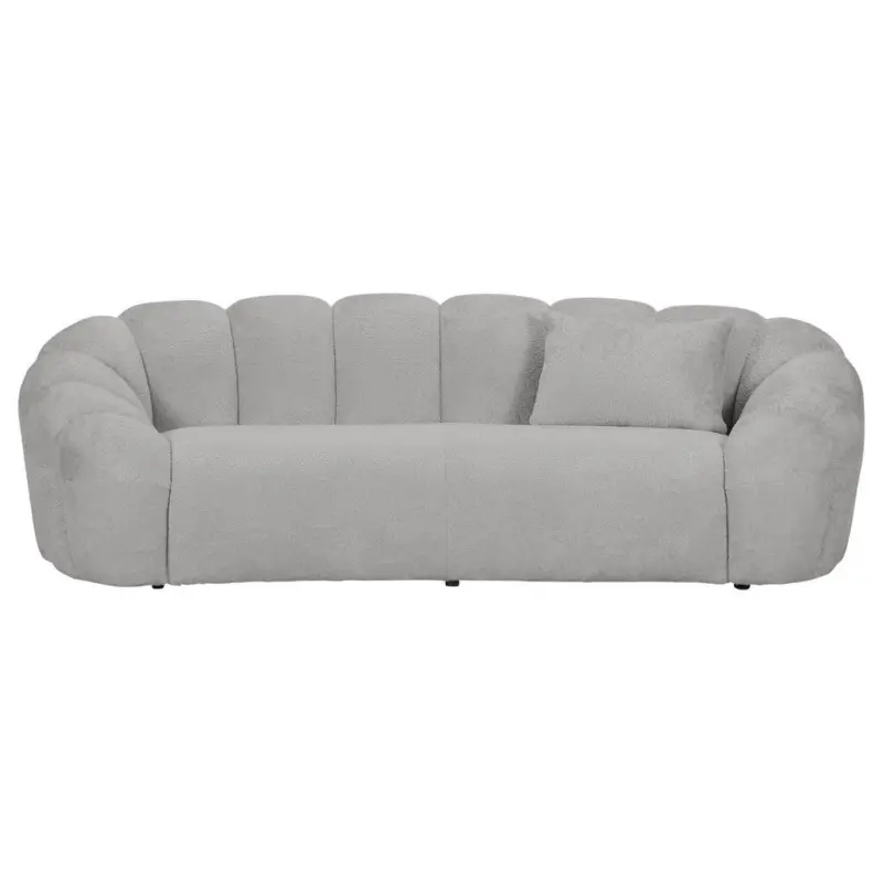 Bigsofa in Chenille Schlammfarben