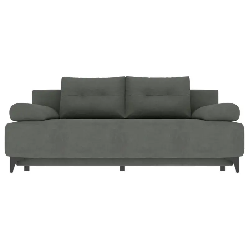 Schlafsofa in Velours Grau