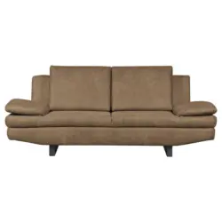 2-Sitzer-Sofa in Mikrofaser Schlammfarben