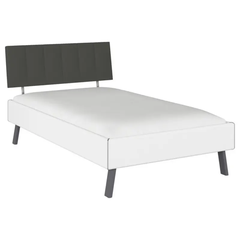 Bett 120/200 cm in Wei&szlig;