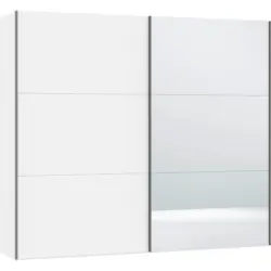 Schwebet&uuml;renschrank in Wei&szlig;