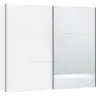 Schwebet&uuml;renschrank in Wei&szlig;