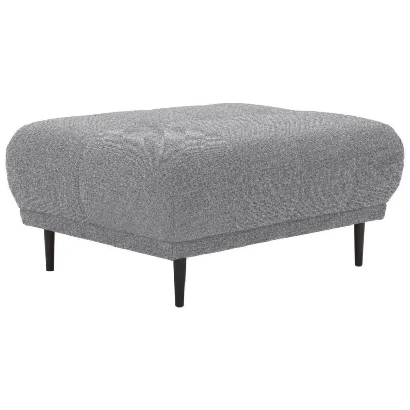 Hocker in Textil Grau