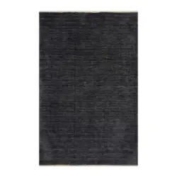 Orientteppich 80/300 cm Gabbeh Premium Charcoal Grau