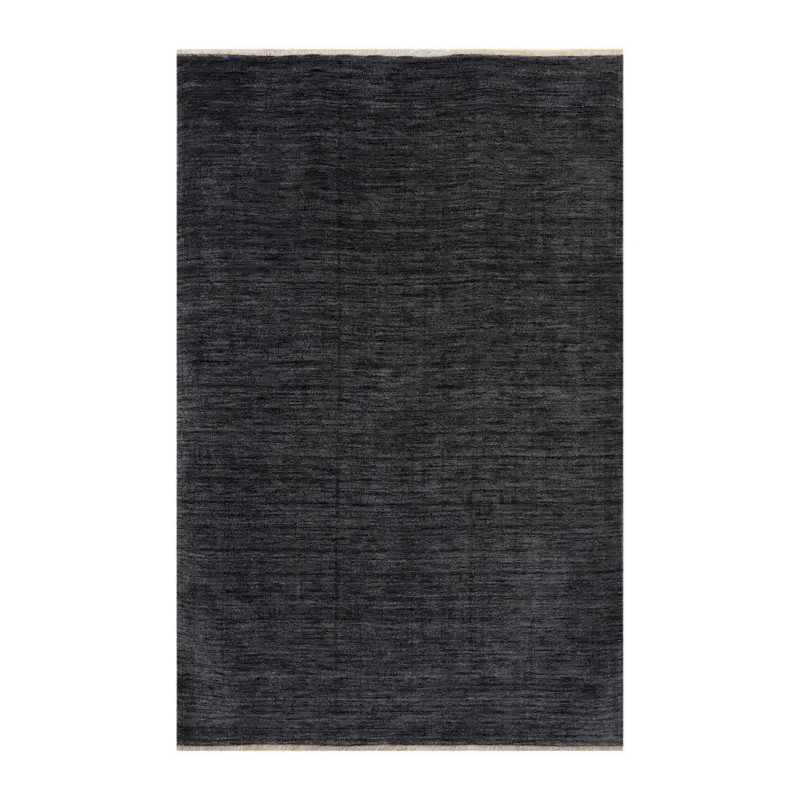 Orientteppich 80/300 cm Gabbeh Premium Charcoal Grau
