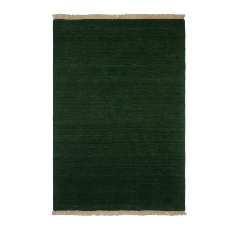 Orientteppich 80/300 cm Gabbeh Premium Green Gr&uuml;n