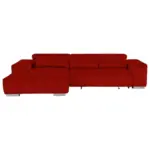 XXXLutz Lauterach - Ihr M&ouml;belhaus bei Bregenz Ecksofa in Velours Rot 186/307 cm