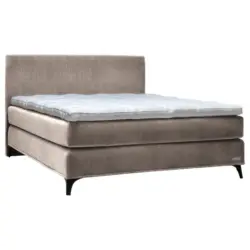 Boxspringbett 200/220 cm in Hellbraun