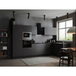 Eckk&uuml;che 340/172 cm in Grau