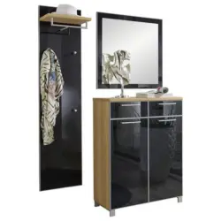 Garderobe 3-teilig in 135/195/37 cm