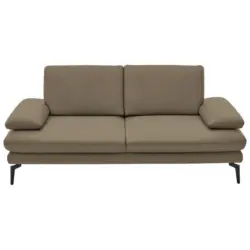 2,5-Sitzer in Echtleder Beige