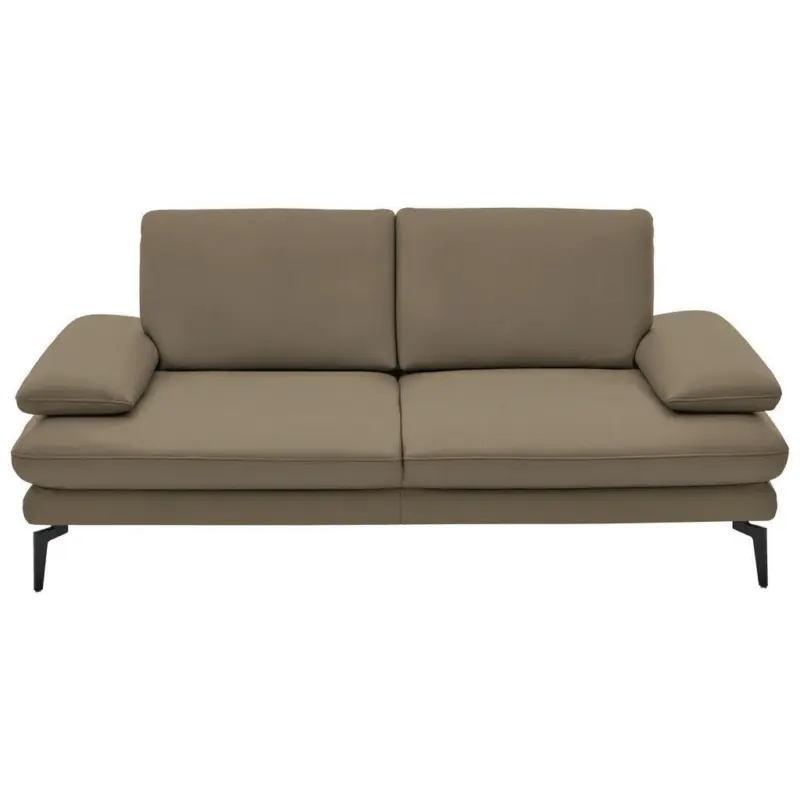 2,5-Sitzer in Echtleder Beige
