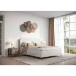 XXXLutz Lauterach - Ihr M&ouml;belhaus bei Bregenz Polsterbett gepolstertes Kopfteil, Lattenrost, Bettkasten Beige 180/200 cm