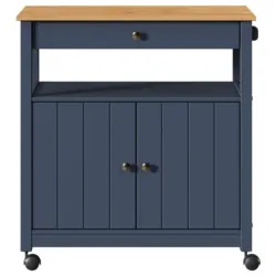 Servierwagen in Braun, Dunkelgrau