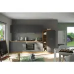 XXXLutz Lauterach - Ihr M&ouml;belhaus bei Bregenz K&uuml;chenleerblock 330 cm in Grau, Eiche Wotan