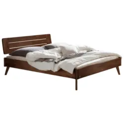 Bett 160/200 cm in Nussbaumfarben