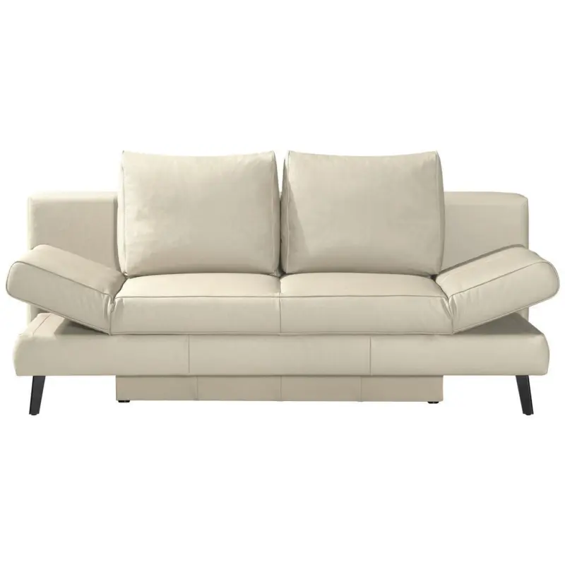 Schlafsofa Lavinia in Echtleder Naturfarben