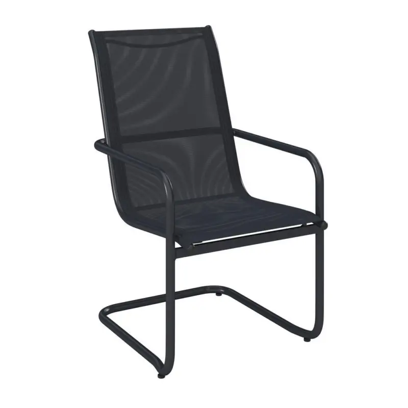 Gartenstuhl Metall, Kunststoff Grau