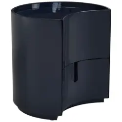 Nachtk&auml;stchen 52/50,5/44 cm in Schwarz