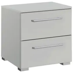 Nachtk&auml;stchen 40/49/42 cm in Hellgrau