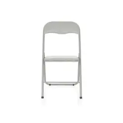 Klappstuhl in Metall Grau