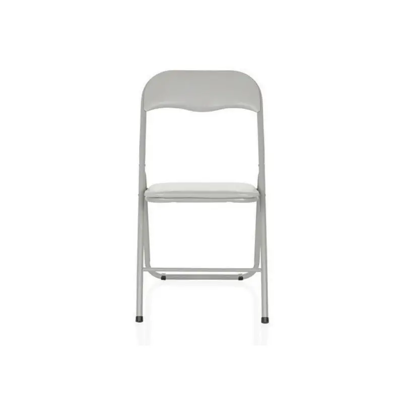 Klappstuhl in Metall Grau