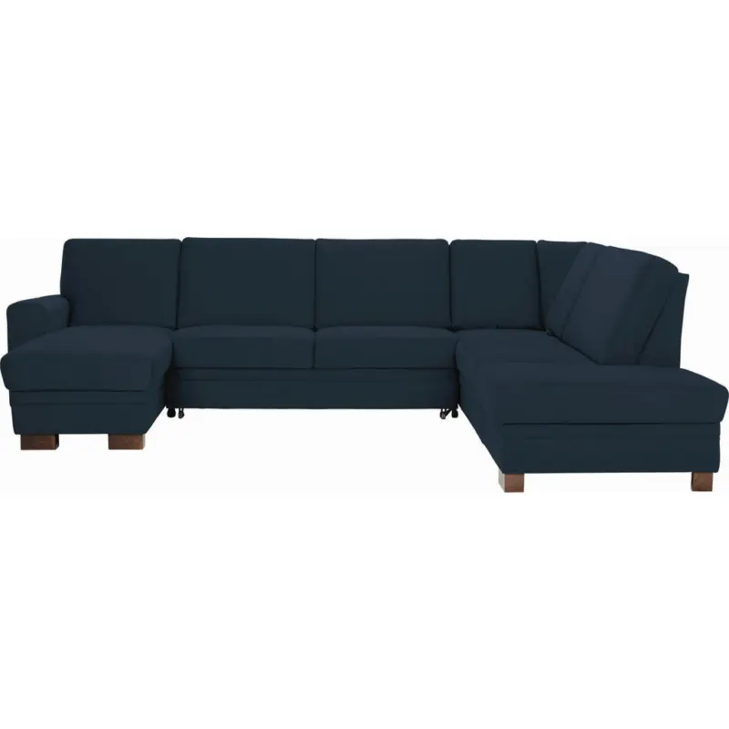 Wohnlandschaft in Dunkelblau