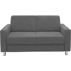 2-Sitzer-Sofa in Flachgewebe Grau