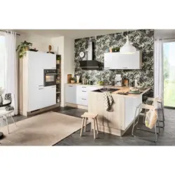 Eckk&uuml;che in Wei&szlig;