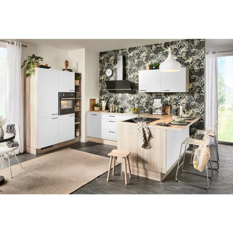 Eckk&uuml;che in Wei&szlig;