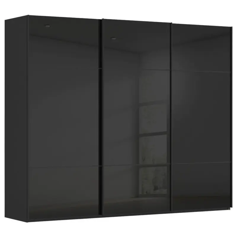 Schwebet&uuml;renschrank in Schwarz