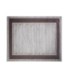 Vintage-Teppich 160/230 cm Samt Braun, Hellgrau