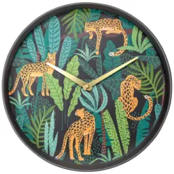 Wanduhr Multicolor, Schwarz 30/30/5,5 cm