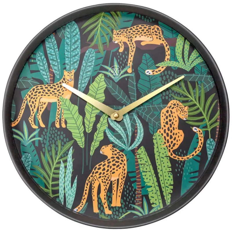 Wanduhr Multicolor, Schwarz 30/30/5,5 cm