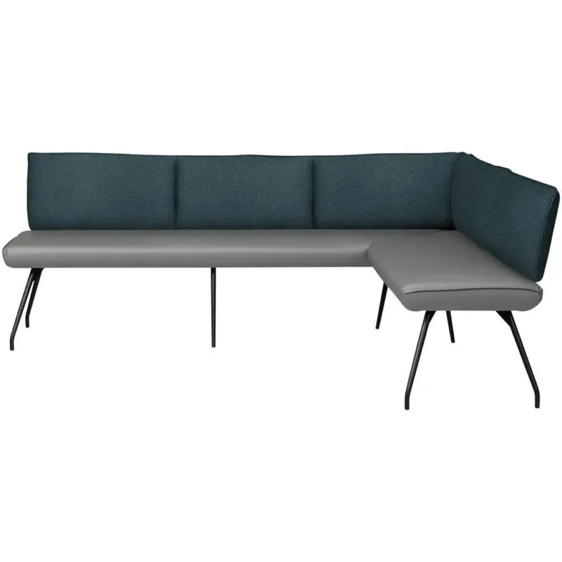 Eckbank 225/165 cm in Graublau