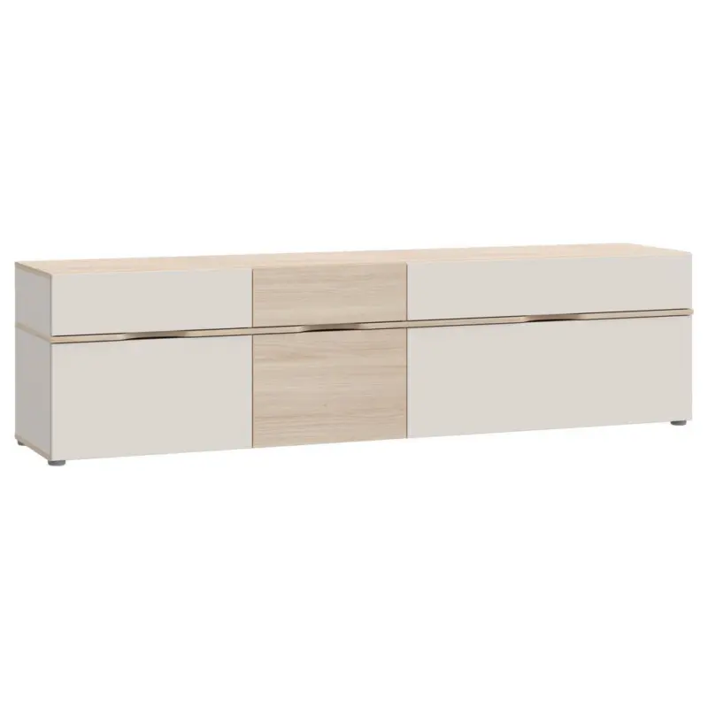 Tv-Element Eichefarben, Sandfarben 189,6/50/41 cm