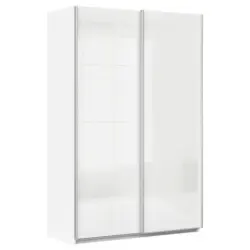 Schwebet&uuml;renschrank in Wei&szlig;