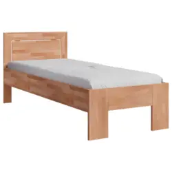 Bett 90/200 cm in Kernbuche