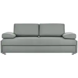 Schlafsofa in Flachgewebe Grau