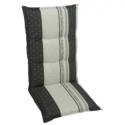 Sesselauflage in Anthrazit, Creme, Schwarz, Wei&szlig;