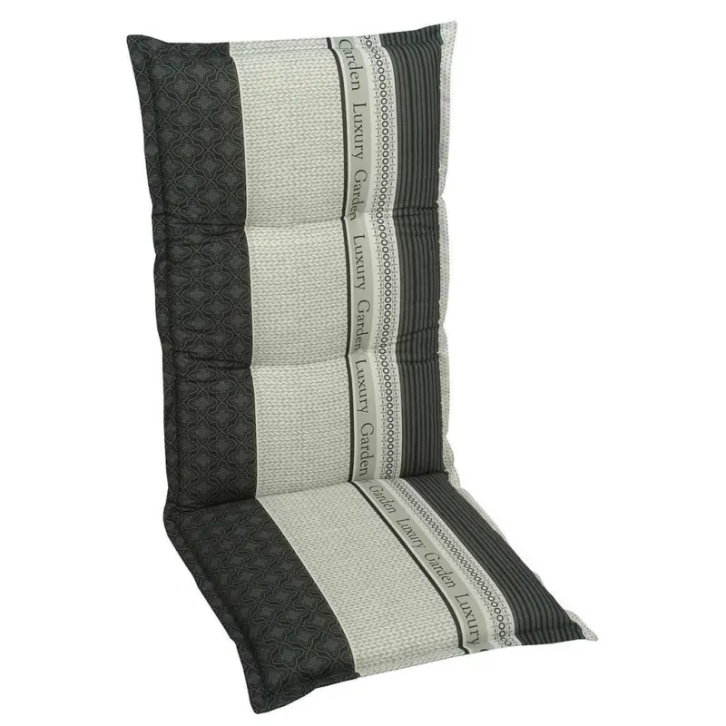 Sesselauflage in Anthrazit, Creme, Schwarz, Wei&szlig;